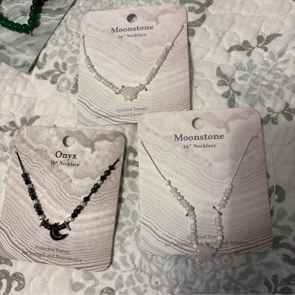 Lot of 11 necklaces and bracelets with
semiprecious stones - Picture 4 of 12